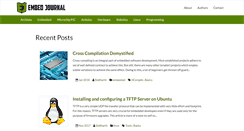 Desktop Screenshot of embedjournal.com